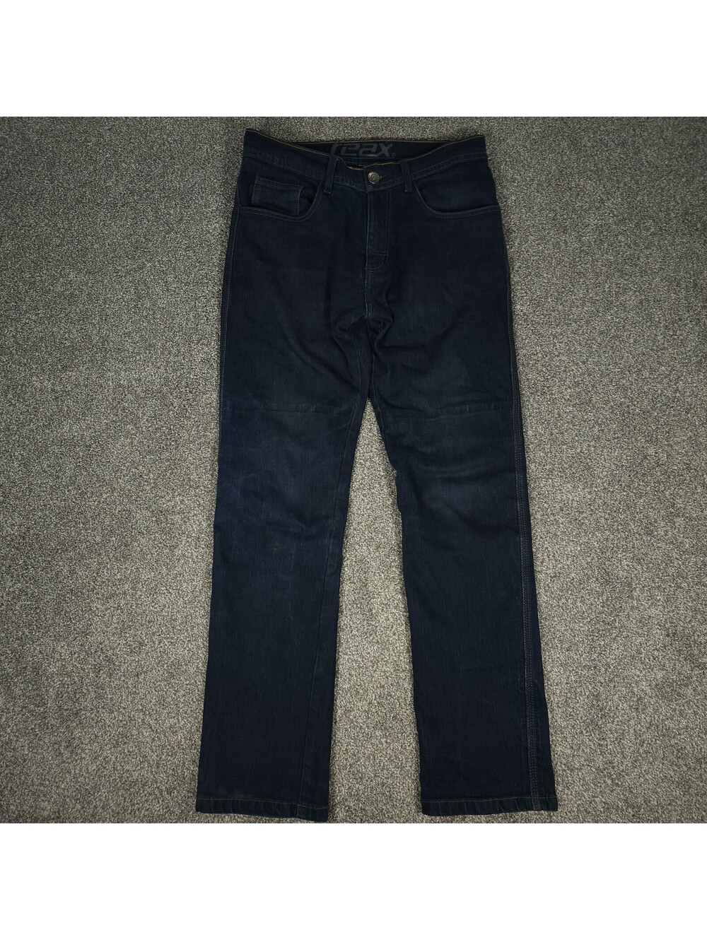 REAX 267 Jeans Mens 30x32 Blue Straight Leg Motorcycle Jeans Dyneema Reinforced